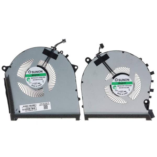 Set coolere Laptop, HP, Omen 5 Plus 17-CB, 17T-CB, TPN-C144, L628651, L62866-001, MG75151V1-1C010-S9A, MG75151V1-1C020-S9A, 12V, 5.40W, 15mm grosime