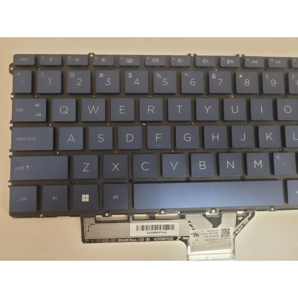 Tastatura Laptop, HP, Spectre x360 14-EF, TPN-C155, iluminata, albastra, layout US