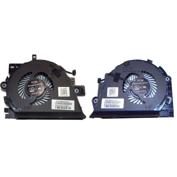 Set coolere Laptop, HP, Zbook 15 G3, 848252-001, 848251-001, NS75C07-15C04, NS75C08-15C05, DC28000GVF0, DC28000GXF0, 0FGGT0000H, 0FGGU0000H
