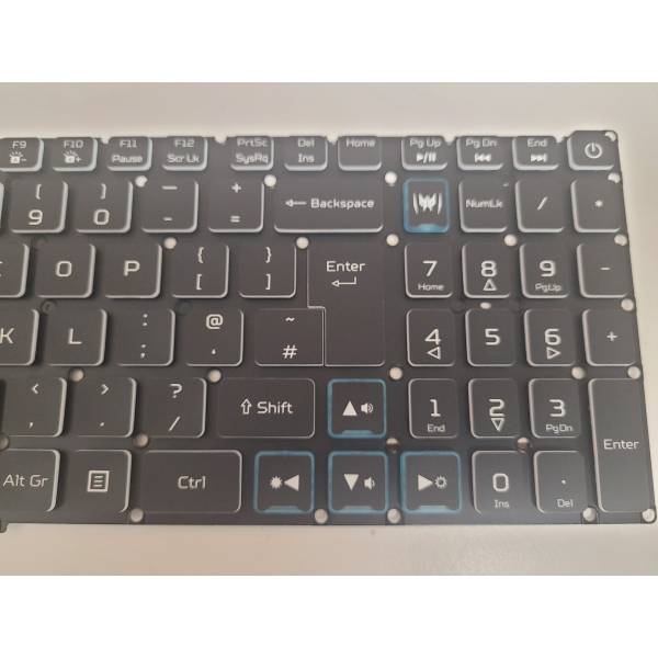 Tastatura Laptop Gaming, Acer, Predator Helios 300 PH317-53, N18I3, iluminata, RGB, layout UK