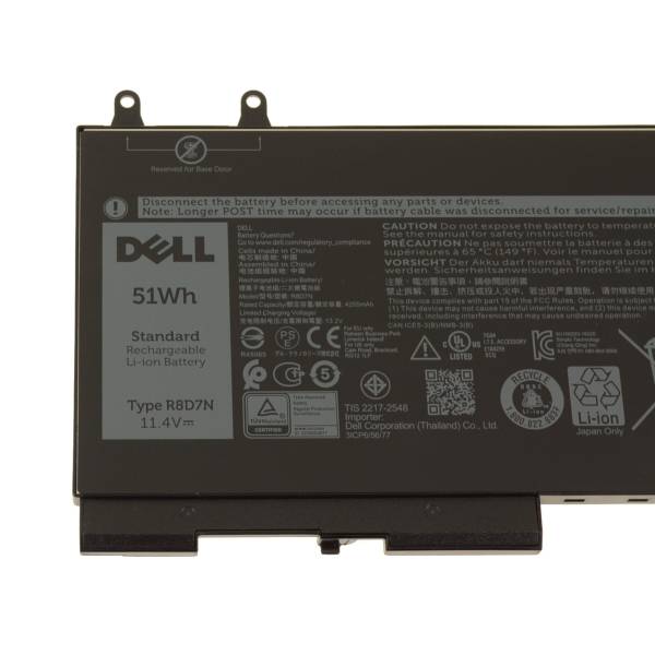 Baterie Laptop, Dell, Latitude 5501, P80F, P80F003, R8D7N, 11.4V, 4255mAh, 51Wh