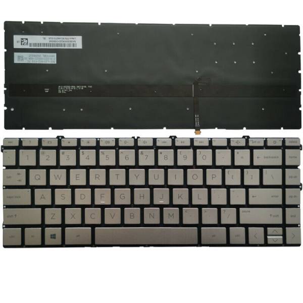 Tastatura Laptop, HP, Pavilion 13-BB, 13T-BB, 13Z-BE, iluminata, argintie, layout US