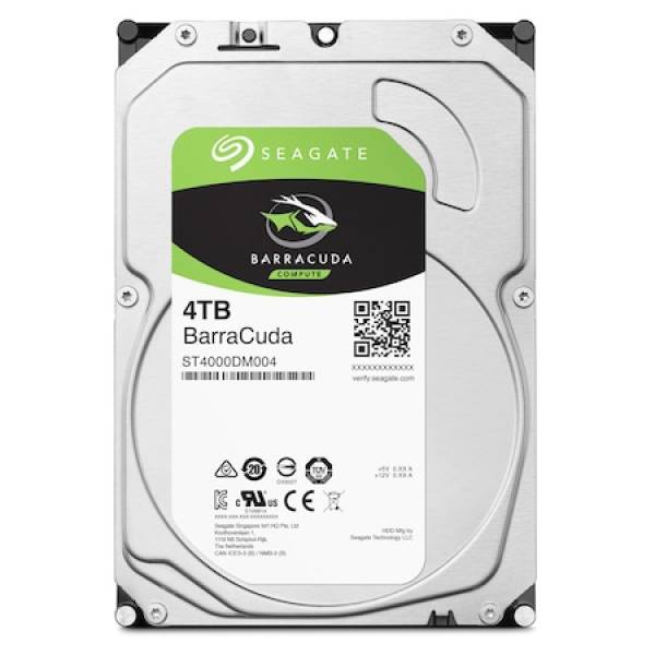 HDD Seagate BarraCuda 4TB, 5400rpm, 256MB cache, SATA-III