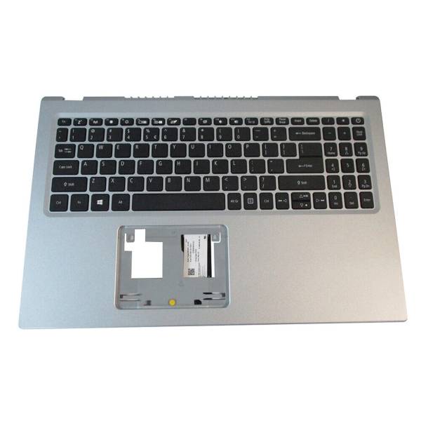 Carcasa cu tastatura Laptop, Acer, Aspire 1 A115-32, 6B.A6MN2.001, argintie, layout US