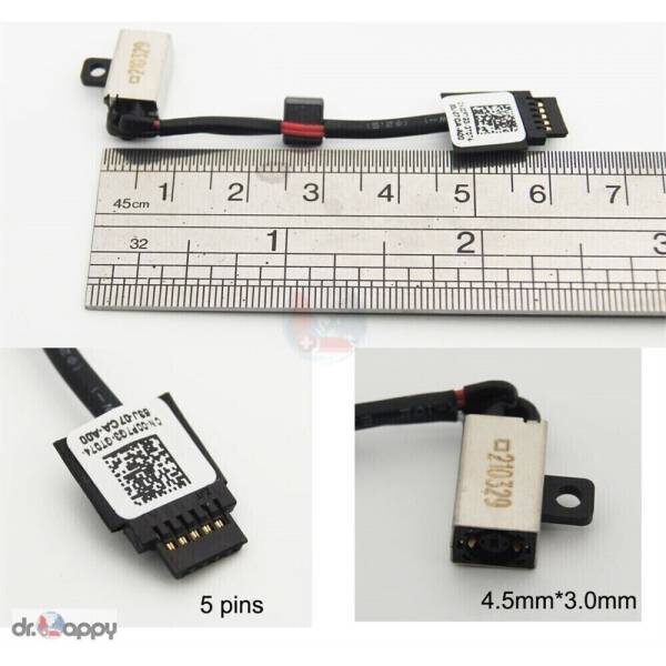 Mufa alimentare Laptop, Dell, XPS 13 9343, 9350, 9360, 9370, P54G, P54G001, P54G002, 00P7G3, 0P7G3