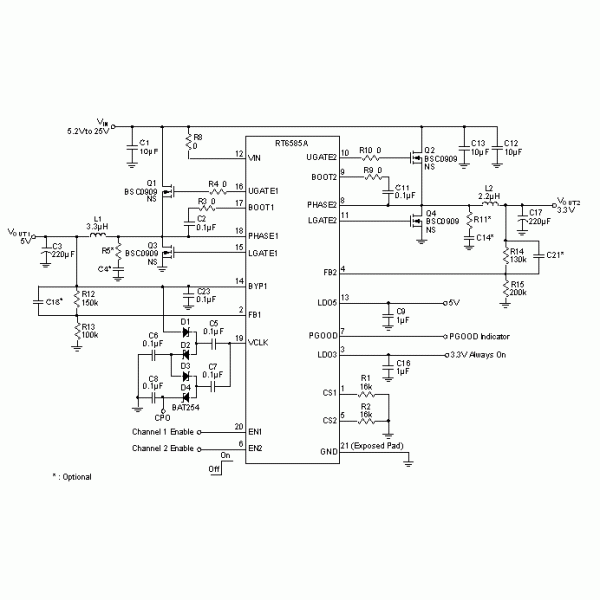 SMD RT6585B, RT6585BG, RT6585BGQ, RT6585BGQW, 3H=!e, 3H=FH, 3H=XX