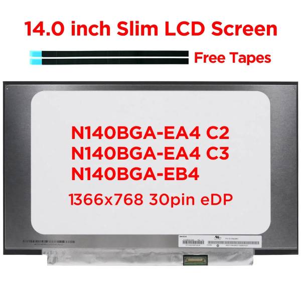 Display Laptop, Lenovo, IdeaPad V14-ARE Type 82DQ, N140BGA-EA4, 14 inch, HD 1366x768, 315mm latime, 30 pini Display Laptop, Lenovo, IdeaPad V14-ARE Type 82DQ, N140BGA-EA4, 14 inch, HD 1366x768, 315mm latime, 30 pini