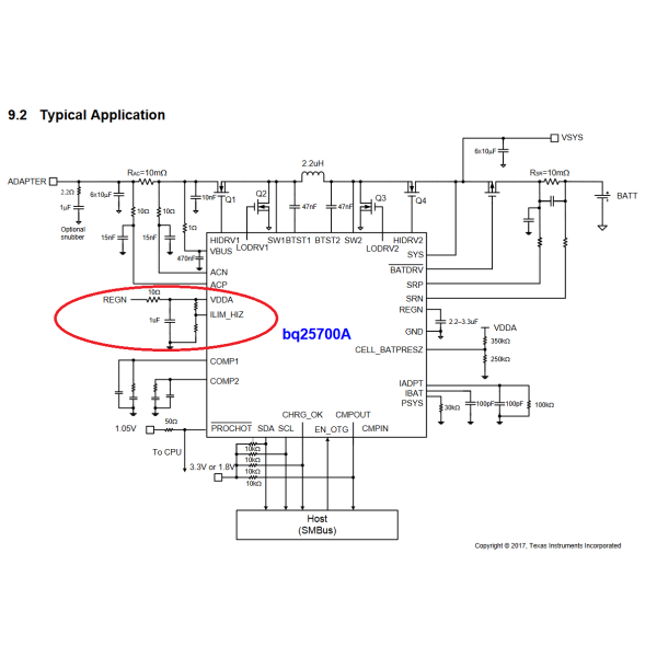SMD BQ25700A, 25700A, BQ25700ARSNR