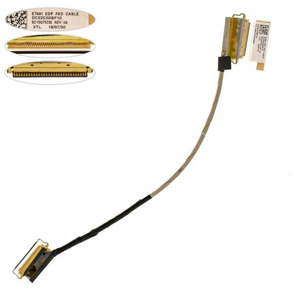 Cablu video LVDS Laptop, Lenovo, ThinkPad E580 Type 20KS, 20KT, DC02C00BF10, ET481 EDP FHD Cable