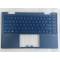 Carcasa superioara cu tastatura palmrest Laptop 2in1, HP, Pavilion X360 14-EK, N09438-B31, N09438-001, iluminata, albastra, layout US