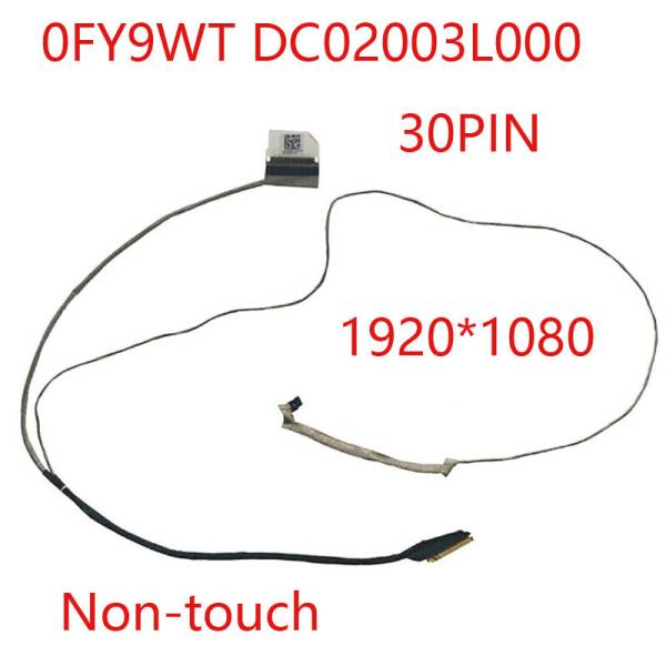 Cablu video LVDS Laptop, Dell, Inspiron 15 5593, 5594, 0FY9WT, FY9WT, DC02003L000, FDI55 EDP CABLE NT, non touch, 30 pini