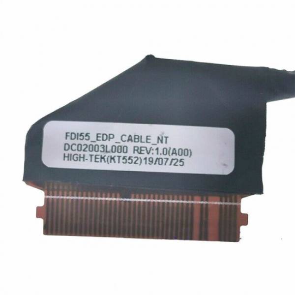 Cablu video LVDS Laptop, Dell, Inspiron 15 5593, 5594, 0FY9WT, FY9WT, DC02003L000, FDI55 EDP CABLE NT, non touch, 30 pini