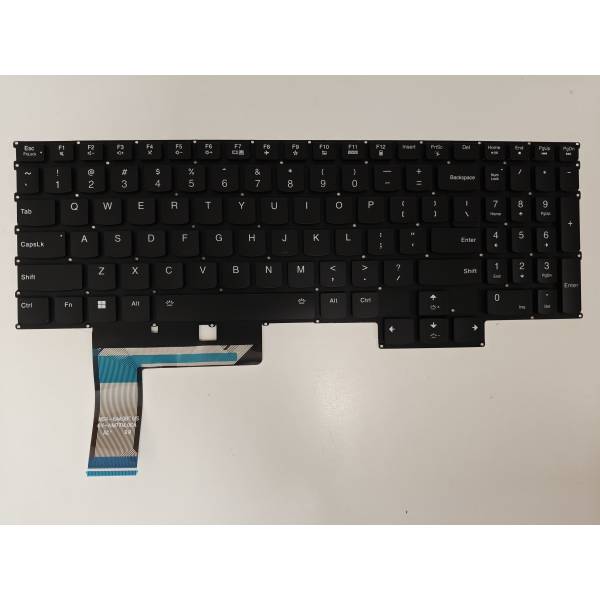 Tastatura Laptop, Lenovo, Legion Pro 7 16IRX9H Type 83DE, iluminata, RGB, neagra, layout US