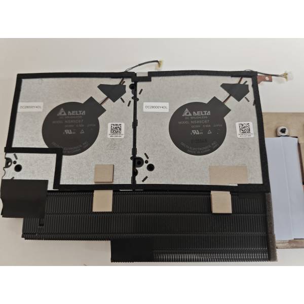 Set coolere Laptop, Dell, Precision 7670, M7670, 028WXW, 28WXW, AT3MM005ZCL, 0MFWHG, NS85C67-21F0, DC28000Y4DL, 5V ,0.50A
