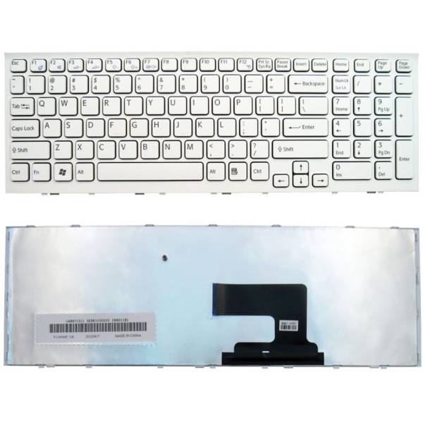 Tastatura Laptop, Sony, Vaio PCG-71811M, PCG-71811L, PCG-71811W, PCG-71914L, alba, layout US