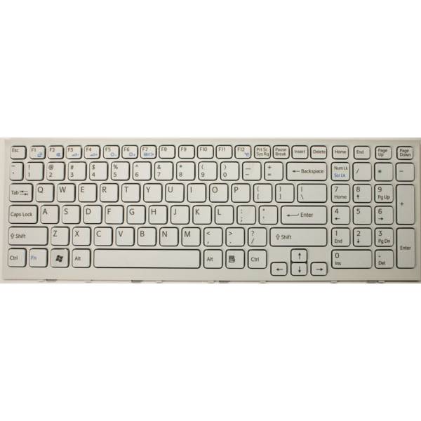 Tastatura Laptop, Sony, Vaio PCG-71811M, PCG-71811L, PCG-71811W, PCG-71914L, alba, layout US