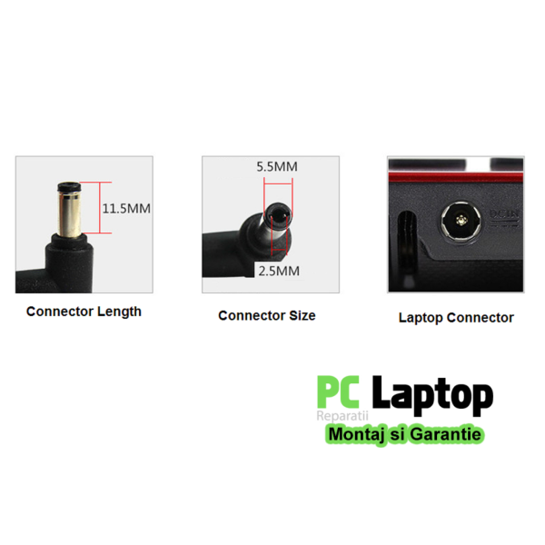 Incarcator Monitor Gaming PC, Asus, VG27A, VG27AQ, VG27AQ1A, VG27AQ3A, VG27AQ3AZ, VG27AQ5A, 0A001-013100, ADP-65GD B, 19V, 3.42A, 65W, mufa 5.5x2.5mm