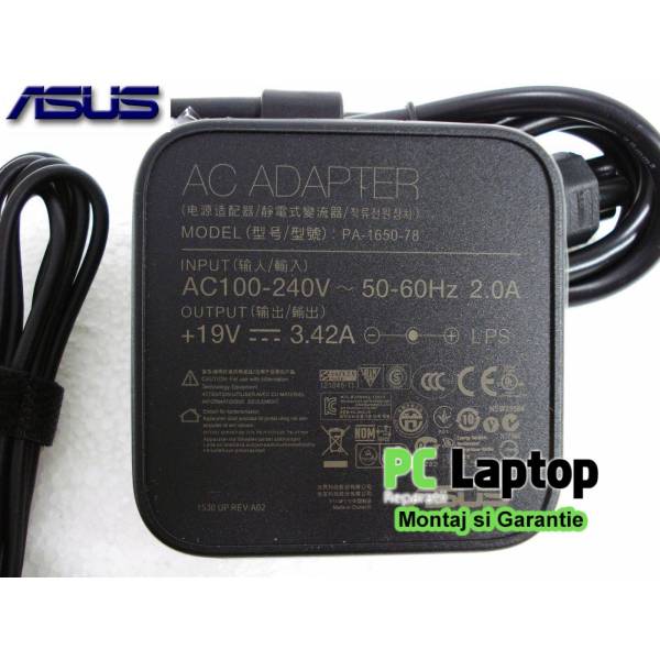 Incarcator Monitor Gaming PC, Asus, VG27A, VG27AQ, VG27AQ1A, VG27AQ3A, VG27AQ3AZ, VG27AQ5A, 0A001-013100, ADP-65GD B, 19V, 3.42A, 65W, mufa 5.5x2.5mm