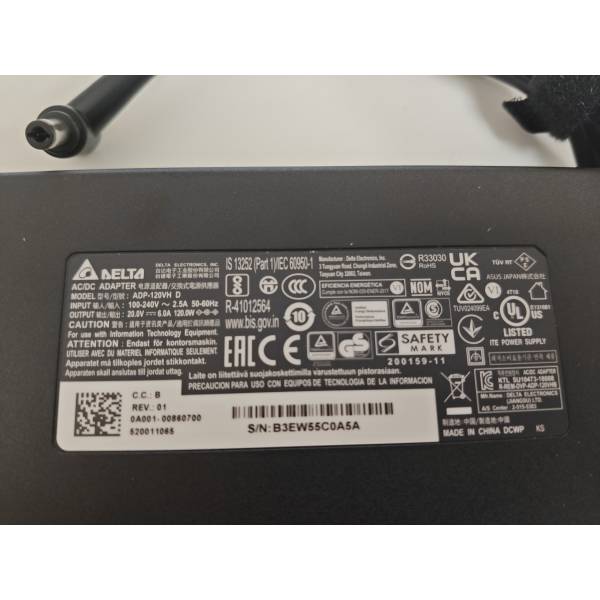 Incarcator Laptop, Asus, K550J, K550JD, K550JF, K550JK, K550JX, 0A001-00860700, ADP-120VH D, 19V, 6.32A, 120W, 5.5x2.5mm