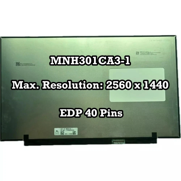 Display Laptop Gaming, Asus, TUF Gaming A17 FA707N, FA707NU, FA707NUR, FA707NV, FA707NVR, FA707X, FA707XI, FA707XU, FA707XV, 18010-17370000, MNH301CA3-1, 17.3 inch, QHD 2560x1440, 165Hz, 40 pini