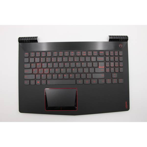 Carcasa superioara cu tastatura palmrest Laptop, Lenovo, Legion Y520-15IKBN Type 80WK, 5CB0N00298, AP13B000300, iluminata, pentru GTX 1050, layout US