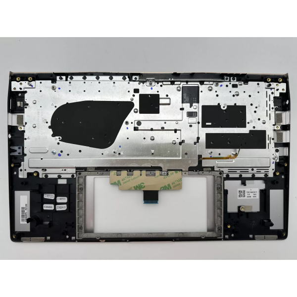Carcasa superioara cu tastatura palmrest Laptop, Asus, ZenBook 14 UX434D, UX434D, 90NB0PD6-R31US1, 13N1-A6A0302, UX434DA-2S, iluminata, argintie, layout US