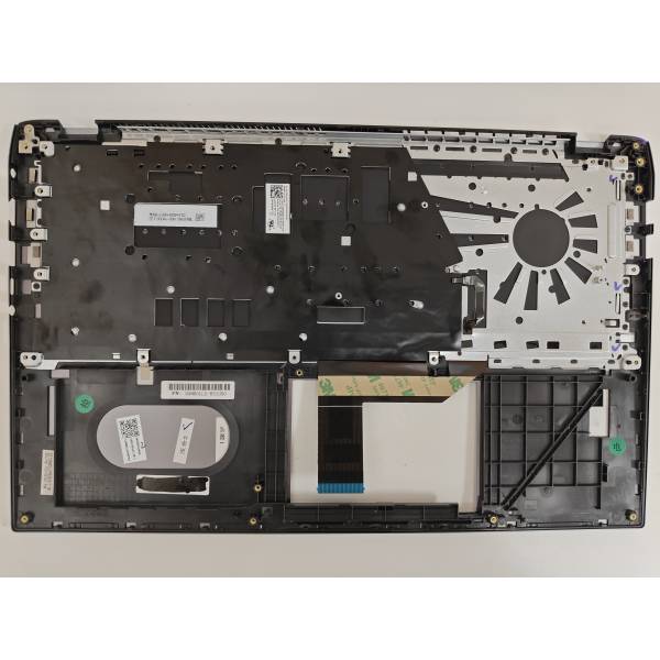 Carcasa superioara cu tastatura palmrest Laptop, Asus, VivoBook 15 X531F, X531FA, X531FL, 90NB0LL2-R31US0, 13NB0LL2AM0301, X531FA-2G, 39XKNTAJN50, iluminata, gri, layout US
