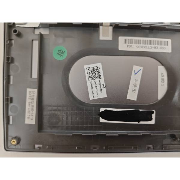 Carcasa superioara cu tastatura palmrest Laptop, Asus, VivoBook 15 X531F, X531FA, X531FL, 90NB0LL2-R31US0, 13NB0LL2AM0301, X531FA-2G, 39XKNTAJN50, iluminata, gri, layout US