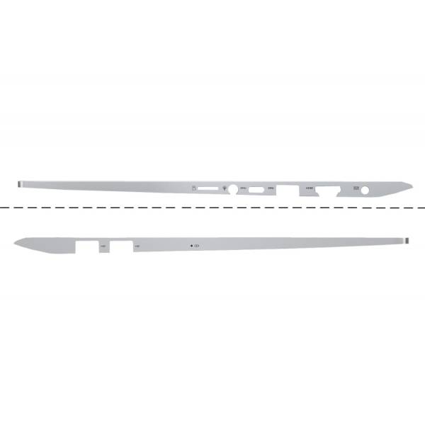 Carcasa superioara cu tastatura palmrest Laptop, Asus, VivoBook 15 X531F, X531FA, X531FL, 90NB0LL2-R31US0, 13NB0LL2AM0301, X531FA-2G, 39XKNTAJN50, iluminata, gri, layout US