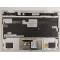 Carcasa superioara cu tastatura palmrest Laptop, HP, Spectre X360 13-AC, 13T-AC, 918027-001, KEQ4AX31TATP00, iluminata, argintie, layout UK
