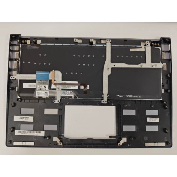 Carcasa superioara cu tastatura palmrest Laptop, Asus, ZenBook UX302L, UX302LA, UX302LG, 90NB02P1-R31UI0, 90NB02P1-R31US0, 13NB02P1P01311, 13N0-QFA0131, UX302LA-1A, iluminata, gri, layout US