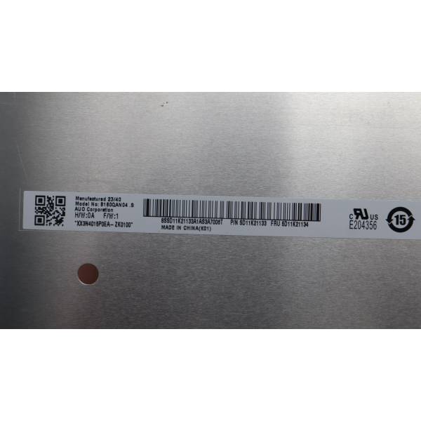 Display Laptop, Lenovo, Legion S7 16APH8 Type 82Y4, 5D11K21134, B160QAN04.S, 16 inch, rezolutie 3K, 3200x1200, 120Hz, 40 pini