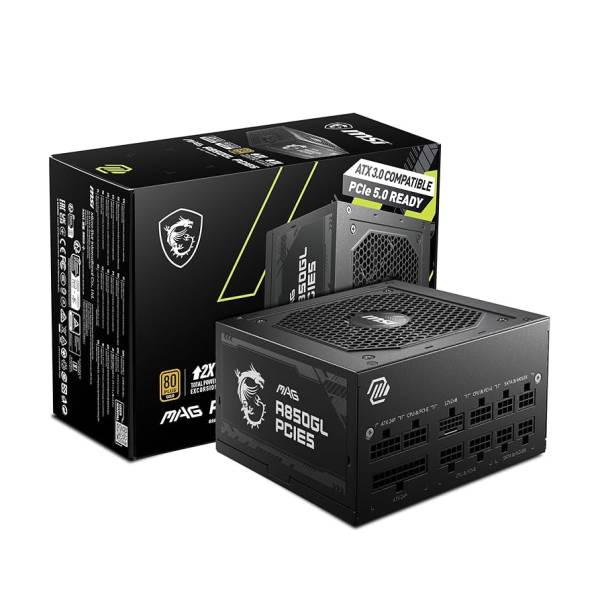 Sursa modulara Gaming MSI, MAG A850GL, PCI5, 80+ Gold, 850W, 306-7ZP8A11-CE0 Sursa modulara Gaming MSI, MAG A850GL, PCI5, 80+ Gold, 850W, 306-7ZP8A11-CE0