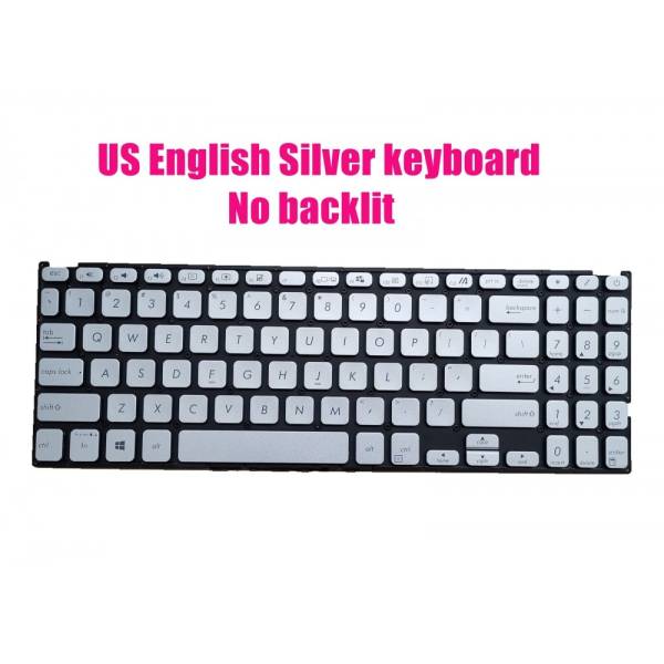 Tastatura Laptop, Asus, VivoBook 15 X545F, X545FA, X545FB, X545FJ, argintie, layout US