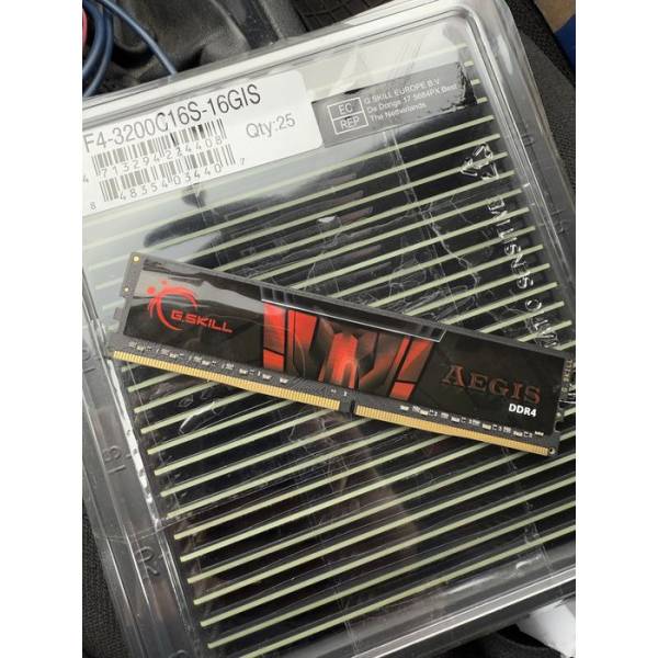 Memorie PC Desktop G Skill Aegis, 16GB, DDR4, 3200Mhz, CL16, 1.35V, F4-3200C16S-16GIS, DIMM, Non-ECC