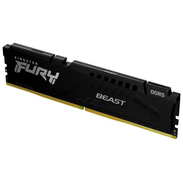 Memorie Kingston Fury Beast 32GB, DDR5, 5600Mhz, CL40, PC5-44800, 1.25V, KF556C40BB-32, Desktop PC