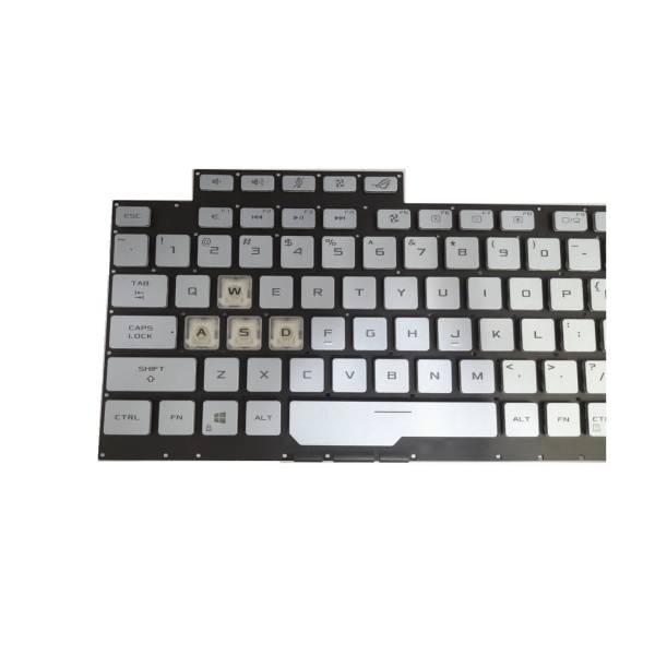 Tastatura Laptop Gaming, Asus, ROG Strix G G731G, G731GU, iluminata, RGB, 8 pini, Glacier Blue, layout US