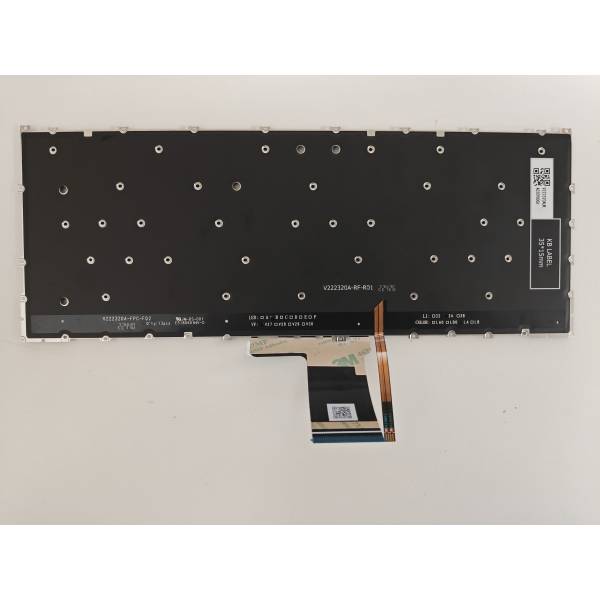 Tastatura Laptop, Lenovo, Yoga 7 14ARP8 Type 82YM, iluminata, albastra, layout US