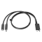 Cablu combo conectare docking station HP, Thunderbolt 3 G2, TPA070-E84, L25667-001, L25667-002, L15938-002, 230W, 0.7M