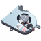 Cooler Laptop, Dell, Inspiron 15 3584, P75F, P75F005, 0FX0M0, 0NPFW6, DFS1503055P0T-FK3A, DC28000K9F0, pentru placa video dedicata, 5V, 0.5A