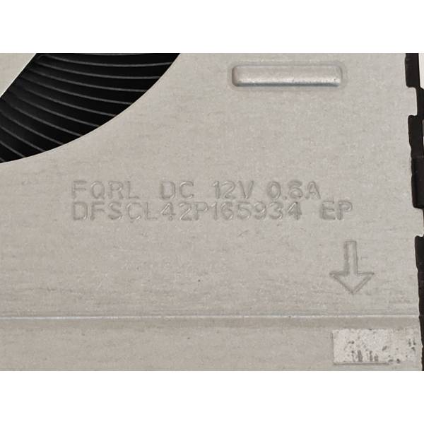 Set coolere Laptop, LOQ 15IRH8 Type 82XV, 5H40S20894, DFSCL42P165934-FQRL, DFSCL42P065934-FQRK, 12V, 0.6A