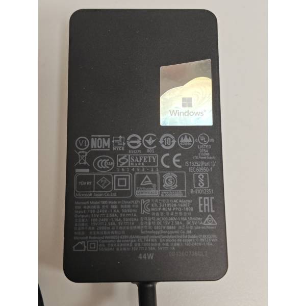 Incarcator Microsoft Surface Pro 2017, Model 1800, SU10528-16007, 15V, 2.38A, 44W