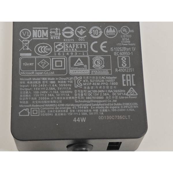 Incarcator Microsoft Surface Pro 2017, Model 1800, SU10528-16007, 15V, 2.38A, 44W