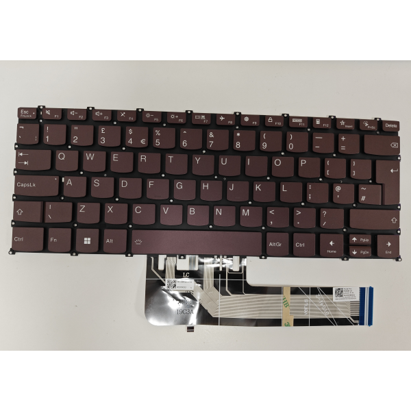 Tastatura Laptop, Lenovo, IdeaPad 1 14IAU7 Type 82QC, 83AF, iluminata, Orchid, layout UK