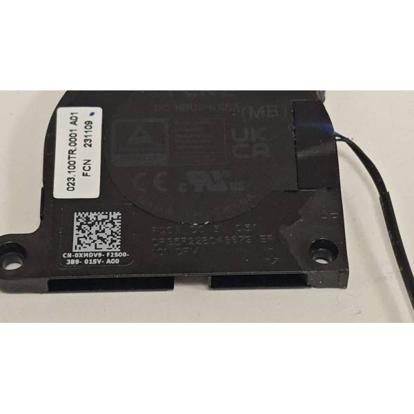 Cooler memorie Laptop, Dell, Alienware m16 R1, P124F, P124F001, P124F002, XMDV9, 0XMDV9, DFS5F22B048679-FQ0W, 023.100TR.0001, ND55C0K-22F25, 023.100TR.0021, 5V, 0.5A