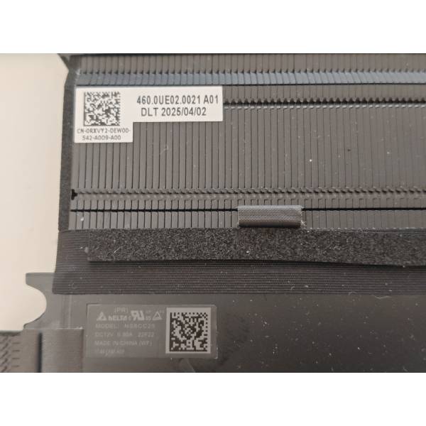 Set coolere cu radiator Laptop, Dell, Alienware m18 R1, P51E, P51E001, P51E002, P51E003, 0RXVY2, RXVY2, 460.0UE02.0021, NS8CC25-22F22, NS8CC26-22F23, NS55C15-22F26, 12V, 0.5A, 5V, 0.5A