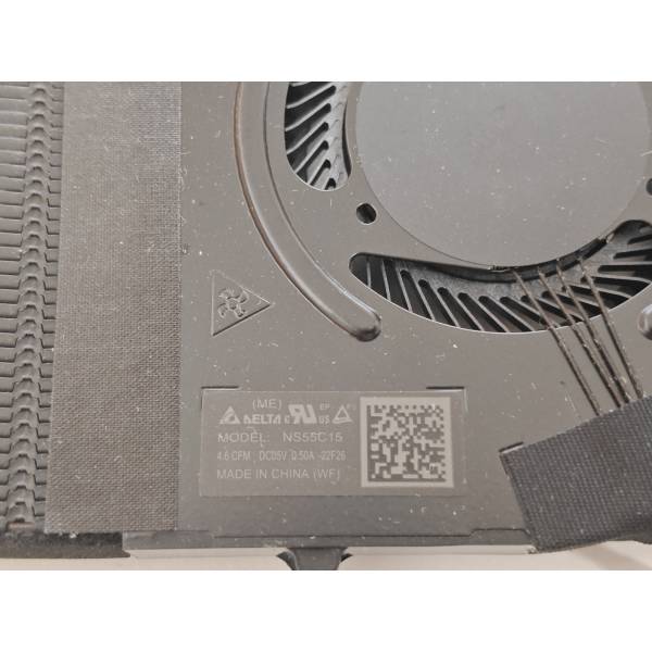 Set coolere cu radiator Laptop, Dell, Alienware m18 R1, P51E, P51E001, P51E002, P51E003, 0RXVY2, RXVY2, 460.0UE02.0021, NS8CC25-22F22, NS8CC26-22F23, NS55C15-22F26, 12V, 0.5A, 5V, 0.5A