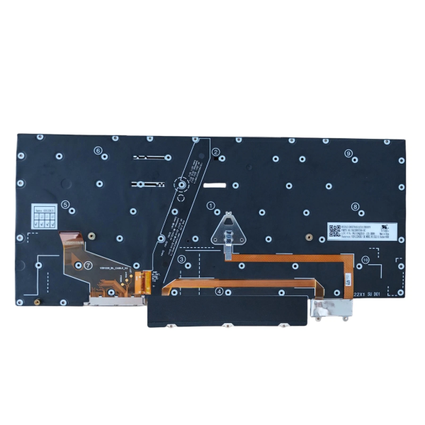 Tastatura Laptop, Lenovo, ThinkPad X1 Yoga 6th Type 20XY, 20Y0, iluminata, neagra, layout UK
