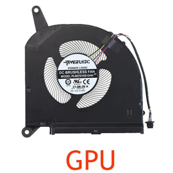 Set coolere Laptop, Gigabyte Aorus 15G XC, PLB07010S12HH, 7mm grosime, 12V, 1A