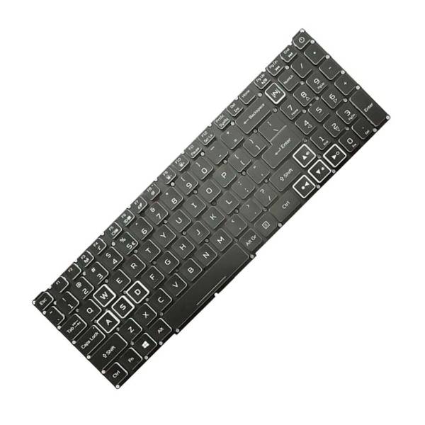 Tastatura Laptop, Acer, Nitro 5 AN515-58, N22C1, conector ingust, iluminata RGB, layout US